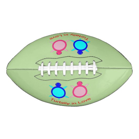 Niedlich Turtle Couple Football (Vorderseite)