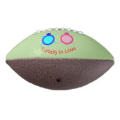 Niedlich Turtle Couple Football (Gedreht 270)