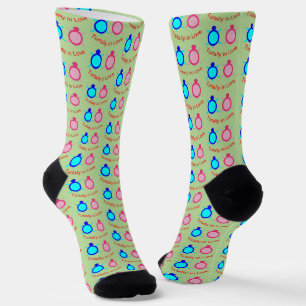 Niedlich Turtle Couple Gemustert Socken