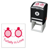 Niedlich Turtle Couple Permastempel (Beispiel)