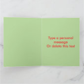 Niedlich Turtle Couple Personalisiert Karte (Innenseite)