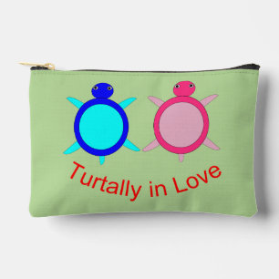 Niedlich Turtle Couple Zubehörtasche