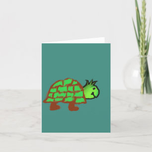 Niedlich Turtle Dankeskarte