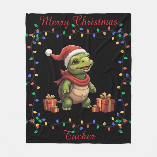 Niedlich Turtle Fleece Blanket (Vorderseite)