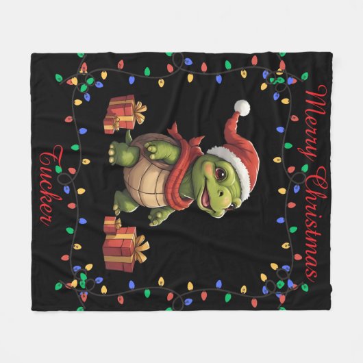 Niedlich Turtle Fleece Blanket (Vorderseite (Horizontal))