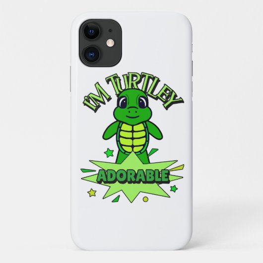 Niedlich Turtle Funny Zitat Turtley Adorable Case-Mate iPhone Hülle (Rückseite)