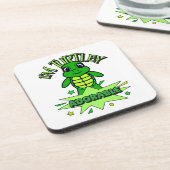 Niedlich Turtle Funny Zitat Turtley Adorable Getränkeuntersetzer (Linke Seite)