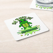 Niedlich Turtle Funny Zitat Turtley Adorable Rechteckiger Pappuntersetzer (angewinkelt)