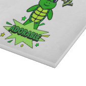 Niedlich Turtle Funny Zitat Turtley Adorable Schneidebrett (Ecke)