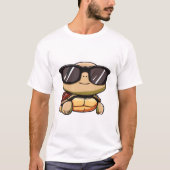 Niedlich Turtle Halloween 2023 Sonnenbrille Kostüm T-Shirt (Vorderseite)