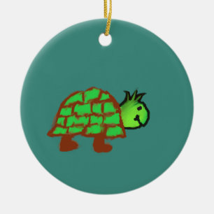 Niedlich Turtle Keramik Ornament