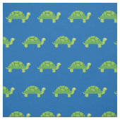 Niedlich Turtle Kind Kinderzimmer Blue Tortoise Stoff (Muster)