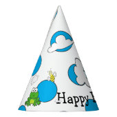 Niedlich Turtle Ladybug Polka Dot Birthday Party H Partyhütchen (Links)