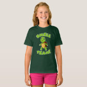 Niedlich Turtle Muschel Gag Cartoon T-Shirt (Vorne ganz)