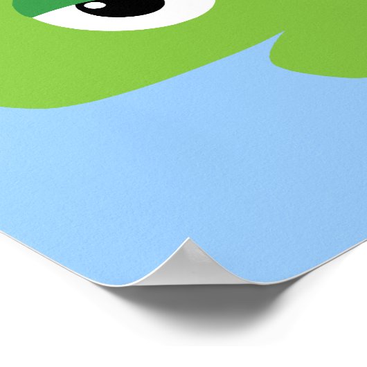 Niedlich Turtle Poster (Ecke)