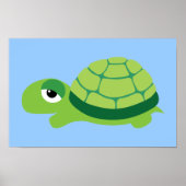 Niedlich Turtle Poster (Vorne)
