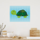 Niedlich Turtle Poster (Küche)