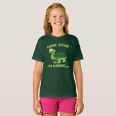 Niedlich Turtle Run Funny Gag T-Shirt (Vorne ganz)