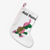 Niedlich Turtle Runner in PInk Kleiner Weihnachtsstrumpf (Vorderansicht (hängend))
