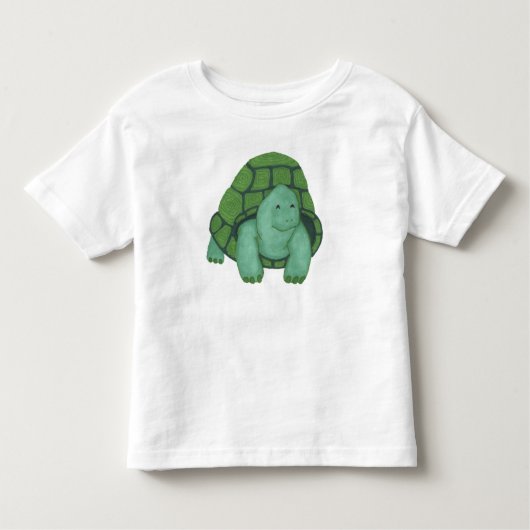 Niedlich Turtle T - Shirt (Vorderseite)