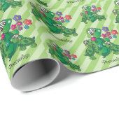 Niedlich Turtle Twin Baby Showthema Geschenkpapier (Rolleneckpunkt)