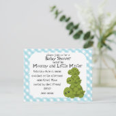 Niedlich Turtles Three Einladung (Stehend Vorderseite)