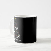 Niedlich Tuxedo Katzen Weihnachtsbaum Leuchtende K Kaffeetasse (Vorderseite Links)