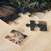 Niedlich Tuxedo Kitten Weihnachtskatze Puzzle (Seite)