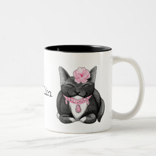 Niedlich Tuxedo Kitty Chillin Tasse