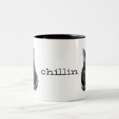 Niedlich Tuxedo Kitty Chillin Tasse (Mittel)