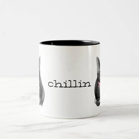 Niedlich Tuxedo Kitty Chillin Tasse (Mittel)