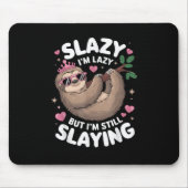 Niedlich Tween Girl Funny Animal Sloth Slay Meme T Mousepad (Vorne)