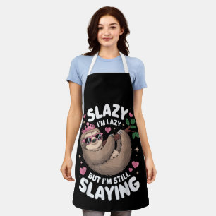 Niedlich Tween Girl Funny Animal Sloth Slay Meme T Schürze