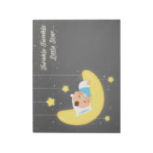 Niedlich Twinkle Twinkle Little Star Baby Boy Notizblock (Rotiert)