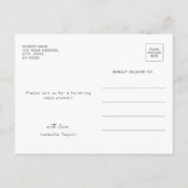 Niedlich Twinkle Twinkle Little Star Baby Dusche Einladungspostkarte (Rückseite)