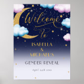 Niedlich Twinkle Twinkle Little Star Gender Reveal Poster (Vorne)