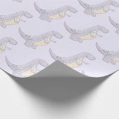 Niedlich Tyrannosaurus Rex Dinosaur Toy Geschenkpapier (Ecke)