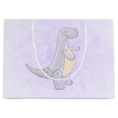Niedlich Tyrannosaurus Rex Dinosaur Toy Große Geschenktüte (Vorderseite)