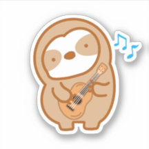 Niedlich Ukulele Sloth