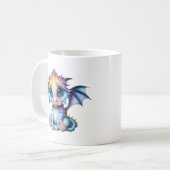 Niedlich und Adorable Kawaii Baby Dragon Kaffeetasse (Vorderseite Links)