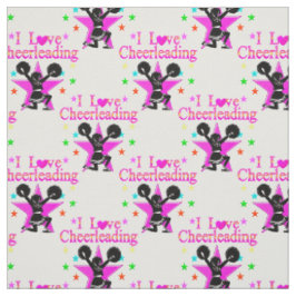 NIEDLICH UND ANGENOMMEN I LIEBE CHEERLEADING FABRI STOFF