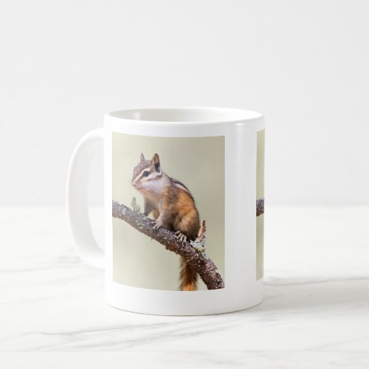 Niedlich und chubby chipmunk kaffeetasse (Vorderseite Links)