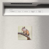 Niedlich und chubby chipmunk magnet (In Situ (Geschirrspüler))