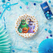 Niedlich und Cool, Halloween-Monster Pappteller (Party)