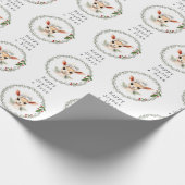 Niedlich und elegant Sober Support Weihnachtsgesch Geschenkpapier (Ecke)