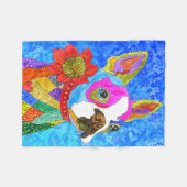 Niedlich und farbenfroh Boston Terrier Fleece Blan (Vorderseite (Horizontal))