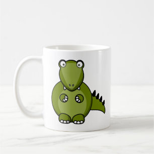 Niedlich und farbenfroh Dinosaurier Kaffeetasse