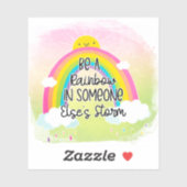 Niedlich und farbenfroh Inspiration Aufkleber (Blatt)