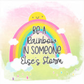 Niedlich und farbenfroh Inspiration Aufkleber (Vorderseite)