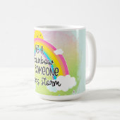 Niedlich und farbenfroh Inspiration Kaffeetasse (VorderseiteRechts)